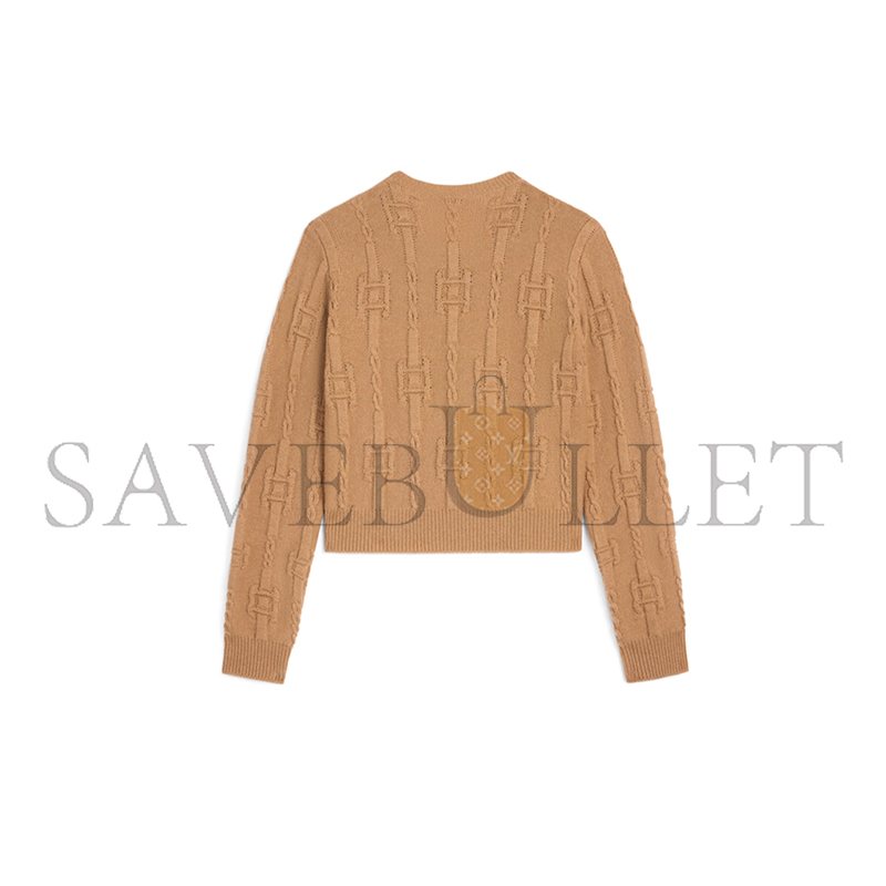 Ce1i*e crewneck sweater in chains cashmere ry0mf0y51.03cm